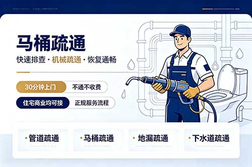 乐清马桶疏通